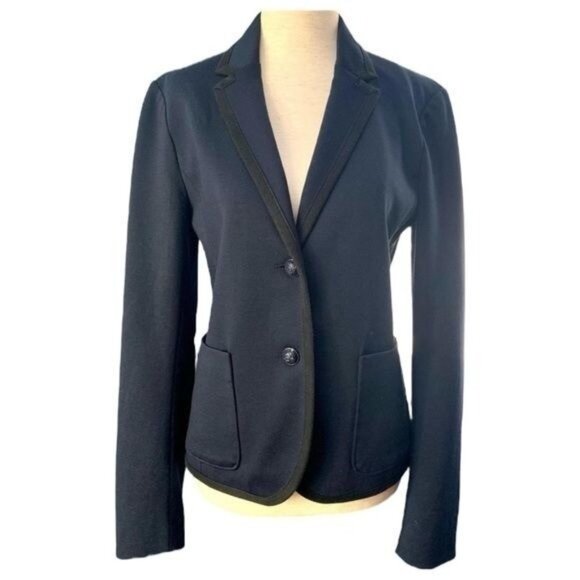 Gap The Academy Blazer Navy and Black Trim Academia Old Money Career 4 - Picture 3 of 9